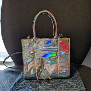 Mini Mab holographic bag by Rebecca Minkoff